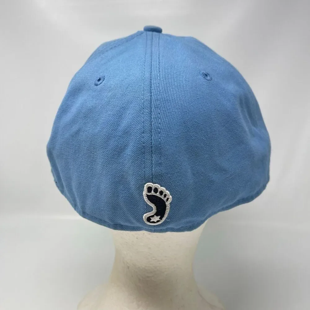 North Carolina Tar Heels Hat Cap Fitted Mens 7 1/2 Blue NCAA New Era 59FIFTY